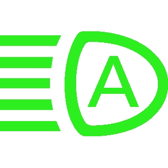 Auto High-Beam*/Adaptive Driving Beam* Indicator