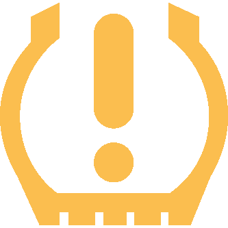 Low Tyre Pressure/Deflation Warning System Indicator
